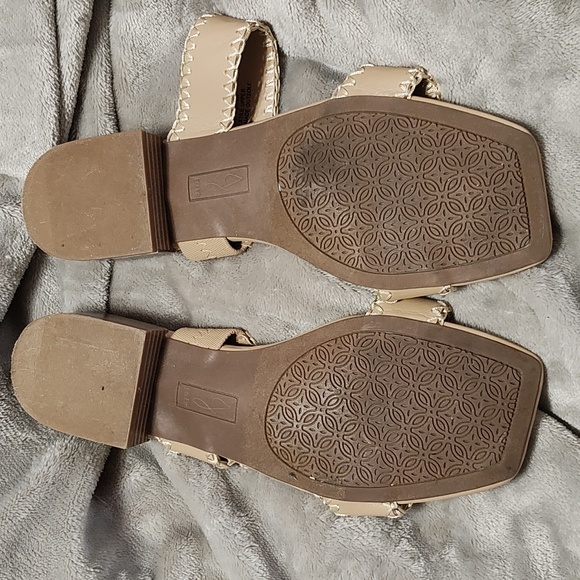 JOIE WOMENS SHOES CHIARA SANDALS SLIP ON 2 STRAPS TAN - Picture 6 of 11